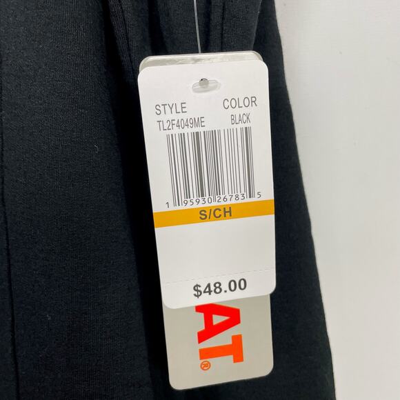 32 Degrees Heat Womens Lightweight Sweatshirt Small Black Funnel Neck NWT - Picture 6 of 8